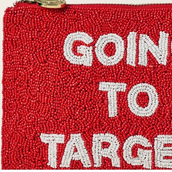 Kate Spade “Going to Target” Red Beaded Clutch | Limited Edition | Brand New - Picture 9 of 10